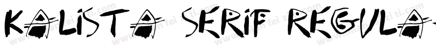 Kalista Serif Regula字体转换